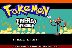 Fakemon FireRed cover